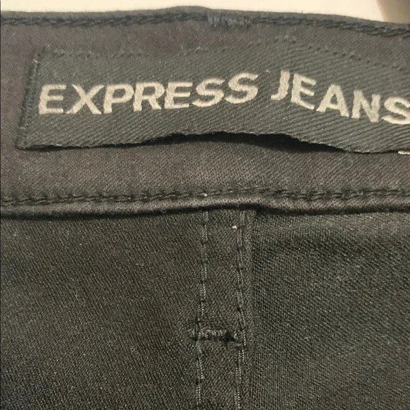 Express Black Skinny Jeans Sleek Style - Picture 6 of 8